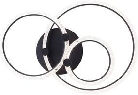 Brilliant - LED stmievateľné stropné svietidlo AYDIN LED/34W/230V čierne + diaľkové ovládanie