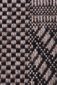 Koberec Indiana 08534A JUTE / BLACK