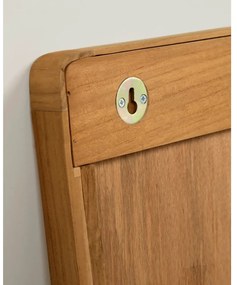 Nástenné zrkadlo s dreveným rámom 45x70 cm Shamel – Kave Home