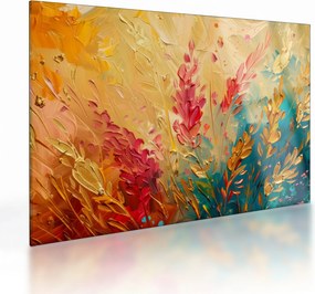 Sklenený obraz - Maľba poľa (70x50 cm)
