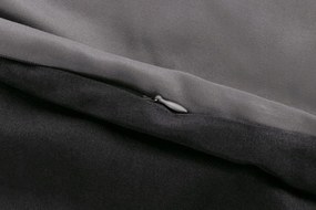 Obliečky z mikrovlákna LANTA sivo-čierne Rozmer obliečky: 70 x 80 cm | 140 x 200 cm