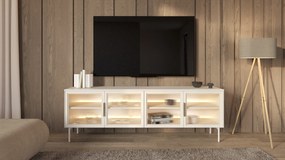LAS TV stolík s osvetlením Lumus D - béžová
