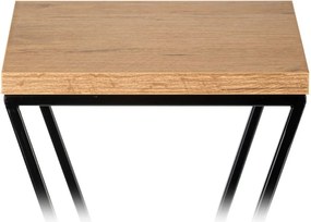 STOJAN NA KVETINÁČ LOFT6 40X24X24 CM ČIERNA/HNEDÁ