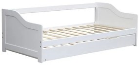 AKCIA Biela detská posteľ s prístelkou INTRO 90 x 200 cm II. akosť