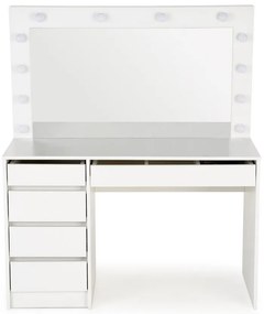 Toaletný stolík Hollywood XL, biela