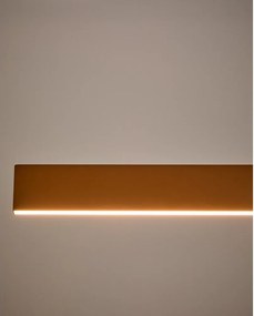 LED závesné svietidlo v terakotovej farbe s kovovým tienidlom Boadella – Kave Home