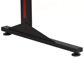 Rohový písací stôl B-219 čierny
