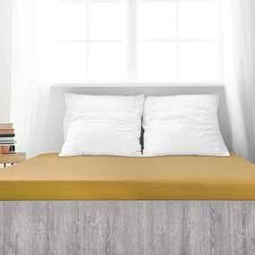 4Home froté prestieradlo Ideál horčicová, 100 x 200 cm