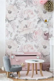 Tapeta ružová záhrada 280x100 cm