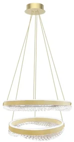 Milagro LED Luster na lanku LED/85W/230V pr. 60 cm zlatá MI2538