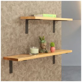 Polica na stenu s konzolou Lada 75 cm MANGO