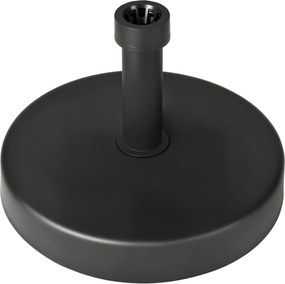 Základňa slnečníka Outsunny v PP plastu, max. hmotnosť 18 kg, Ø45x33 cm, čierna | Aosom