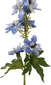 Dekorácia umelá modrá kvetina Delphinium blue - 10*10*94 cm
