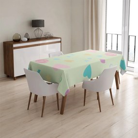 Sablio Obrus Srdiečka a špirály XL - 130x170 cm