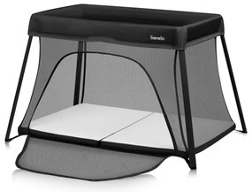 Lionelo - Cestovná postieľka 3v1 ALICE čierna