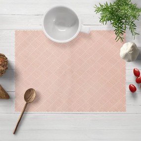 Biante Teflónové prestieranie na stôl Milano TF-048 - svetlo ružové 30x40 cm
