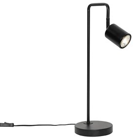 Moderná stolná lampa čierna nastaviteľná - Java