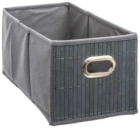 Úložný box Grey Bamboo 15x31 cm