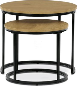 Sada 2 konferenčných stolíkov CT-G1145 OAK