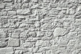 Samolepiaca fototapeta šedá stena z kameňa