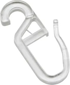 Háčiky na garnižu Home decor, sada (10 ks), biela%