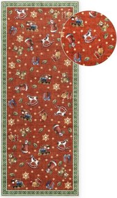 Červený/zelený behúň s vianočným motívom 80x200 cm Toy's Delight Nostalgic Noel Red Green – Villeroy&amp;Boch
