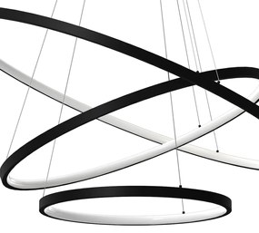 Závesné LED svietidlo Hoop, 3x LED 93w, 4000k, b