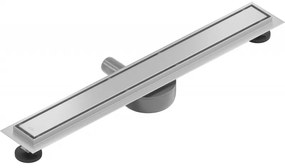 Mexen Flat nerezový sprchový žľab, 360°otočný sifon, 70 cm vzor M13, 2v1, 1010050-40