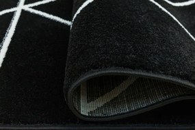 Koberec LIMA C877B čierny / biely