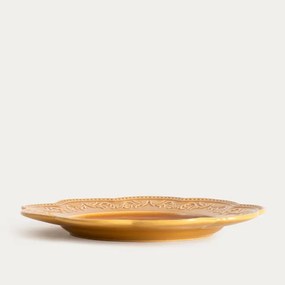 Dekoračný tanier SALTIS jantárový 750878