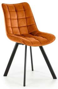 Jedálna stolička COMORO, 1 ks, škoricovo-hnedá