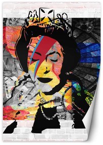 Fototapeta, Banksy Anglická královna - 150x210 cm