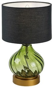 Rabalux 74033 dekoratívna stolná lampa Pirelo, E14, 1x max. 25W, fľaškovo zelená