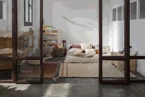 Bavlnený koberec v tehlovej farbe 80x140 cm Twin Toffee – Lorena Canals