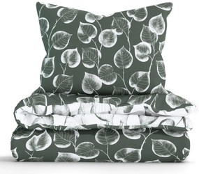 Bavlnené obliečky Renforcé - Eliot tmavo zelený