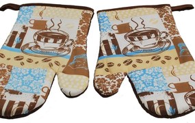 B-1 Cappuccino- sada chňapka so zásterou