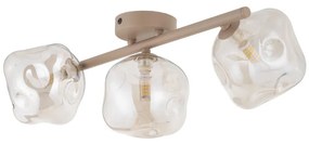 TK Lighting Prisadený luster LAVA 3xG9/8W/230V béžová/dymovo-béžová 11105