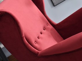 Kreslo ušiak Margis (biela). Akcia -20%. Vlastná spoľahlivá doprava až k Vám domov. 1136026