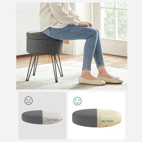 Taburetka s vekom LOM002G02 sivá