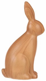 Polyresinová dekorácia Zajac, veľká figúrka, 12 x 7 x 21 cm