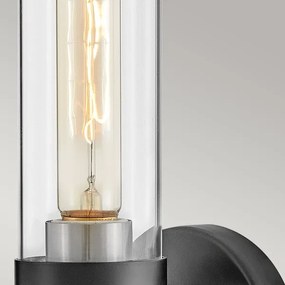 Hinkley HK-ELLISON1-BK-BN -Kúpeľňové svietidlo ELLISON 1xE27/40W/230V IP44 čierne
