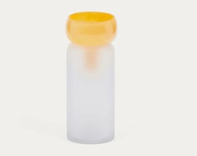Žltá sklenená váza (výška 30,5 cm) Kelse – Kave Home