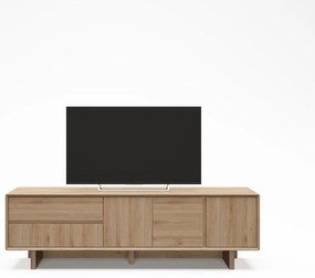 TV stolík v dekore duba v prírodnej farbe 180x55x45 cm Carpi – Marckeric