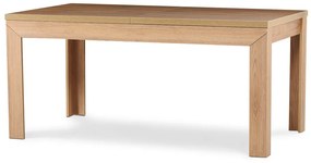 Rozkladací jedálenský stôl CALDO, 160-200x75x90, dub