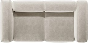 Béžová pohovka 224 cm Bergamo – Cosmopolitan Design