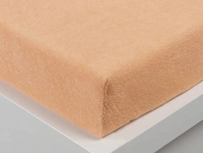 XPOSE® Detská froté plachta Exclusive - marhuľová 60x120 cm