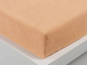 XPOSE® Detská froté plachta Exclusive - marhuľová 60x120 cm