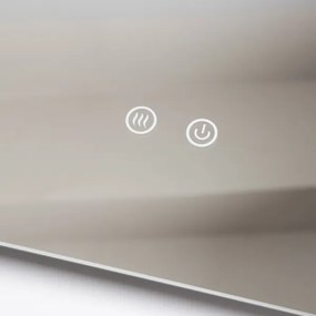 Brilagi - DIANA LED stmievateľné vyhrievané kúpeľňové zrkadlo s podsvietením LED/13W/230V 40x60 cm IP44