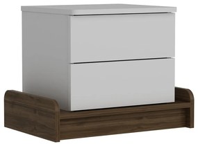 Biely nočný stolík Marina – Kalune Design