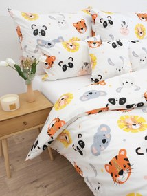 Bavlnené obliečky Renforcé – Zvieratká v Zoo